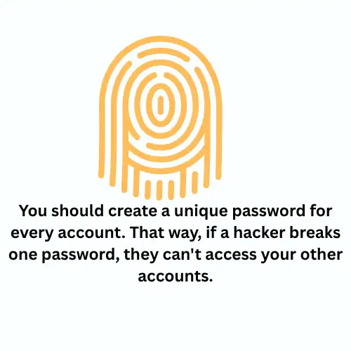 A hacker icon representing a cyber attack attempt, symbolizing the importance of using strong random passwords for online safety.