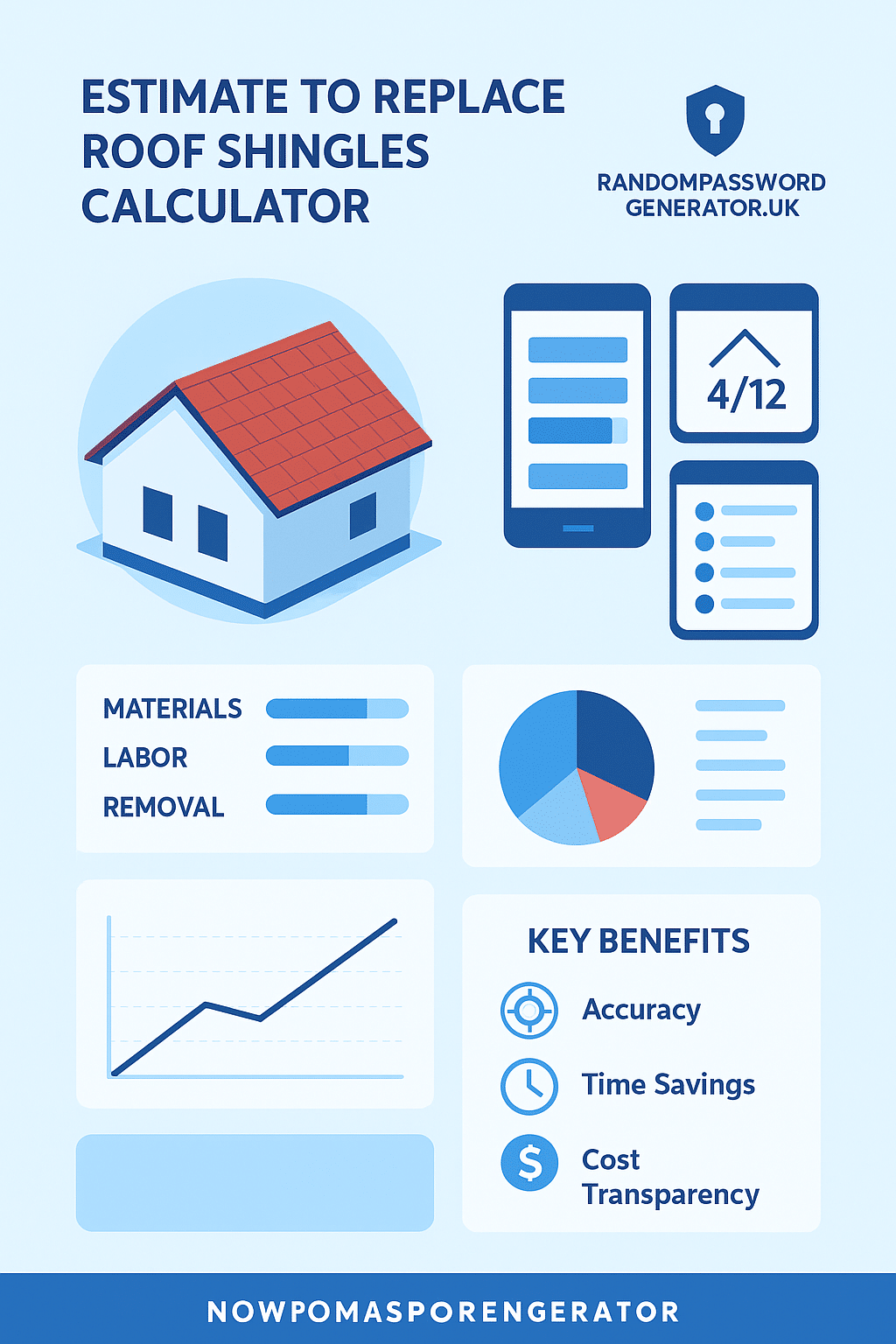 Estimate to Replace Roof Shingles Calculator