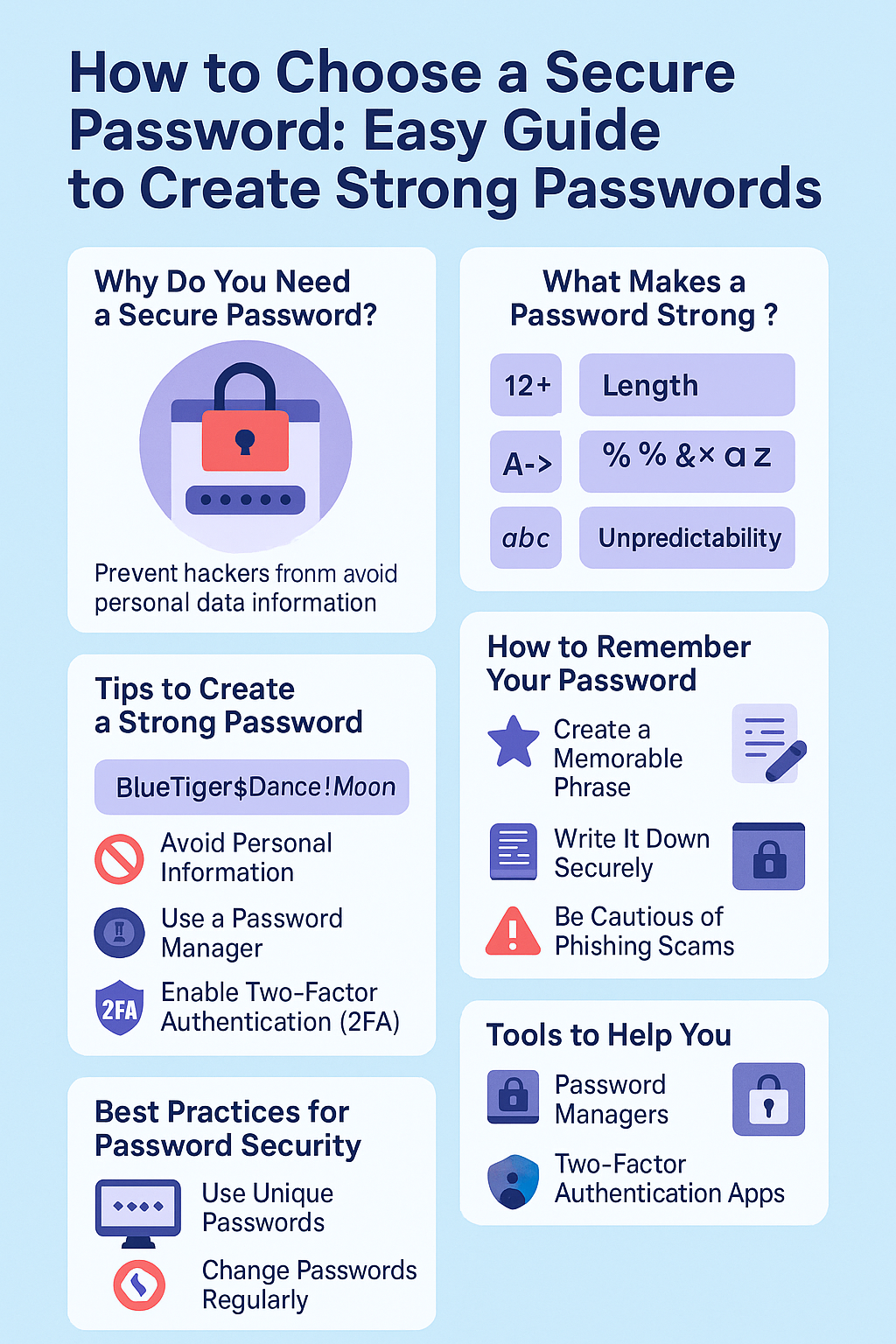 how to choose secure passowors