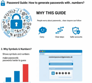 How to generate passwords with symbols and numbers Google Docs
