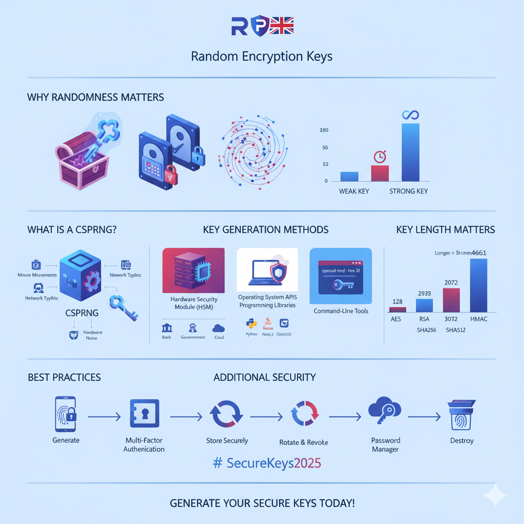 Random Encryption Keys: How to Generate Secure Random Encryption Keys?